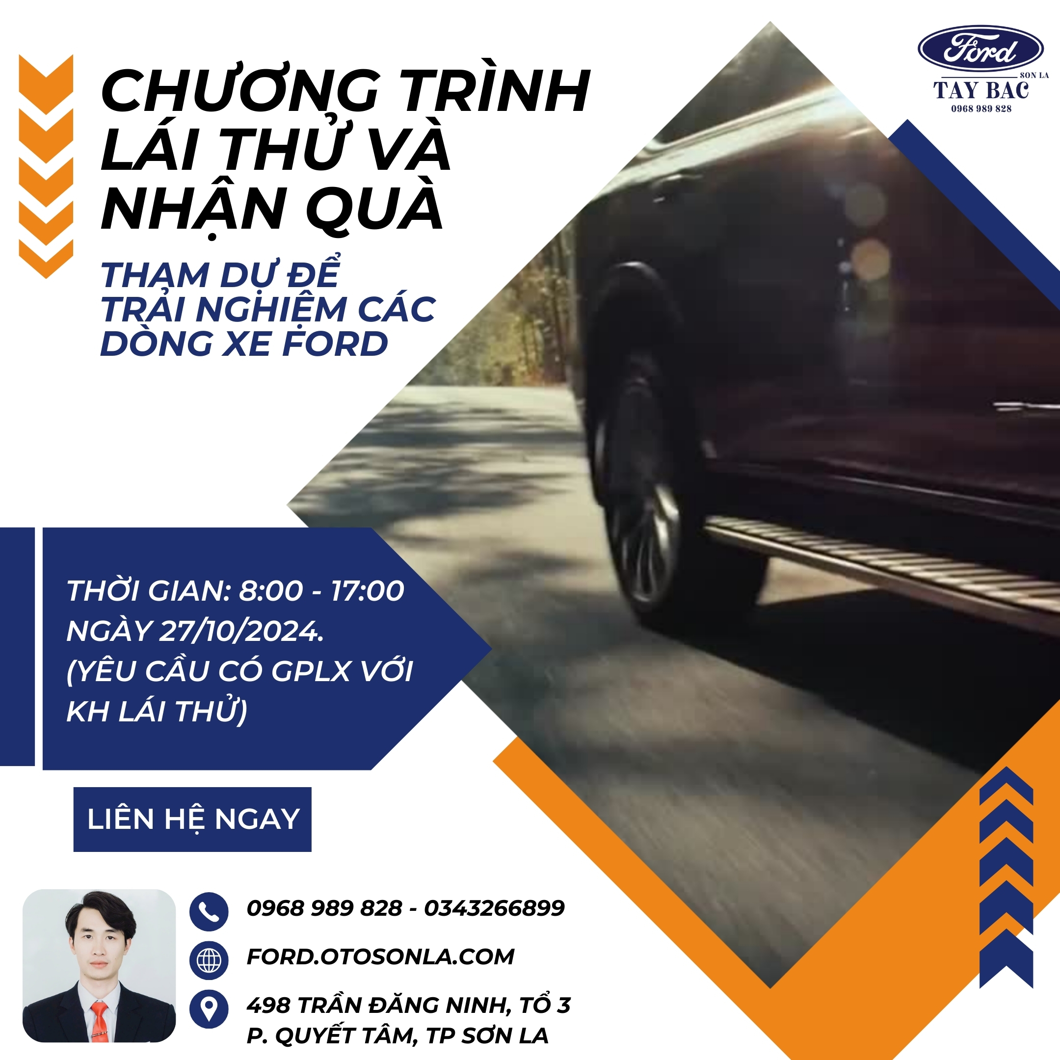 Sự Kiện Lái Thử Xe Ford & Bảo Dưỡng Lưu Động Tại Sơn La - Một Ngày Trải Nghiệm Không Thể Bỏ Lỡ!